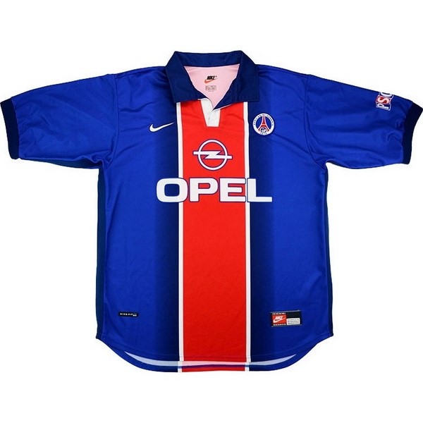 Camiseta Paris Saint Germain Primera equipación Retro 1998 1999 Azul